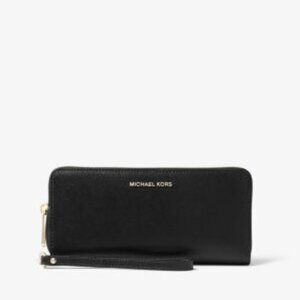 MICHAEL Michael Kors Leather Continental Wristlet. Used twice!